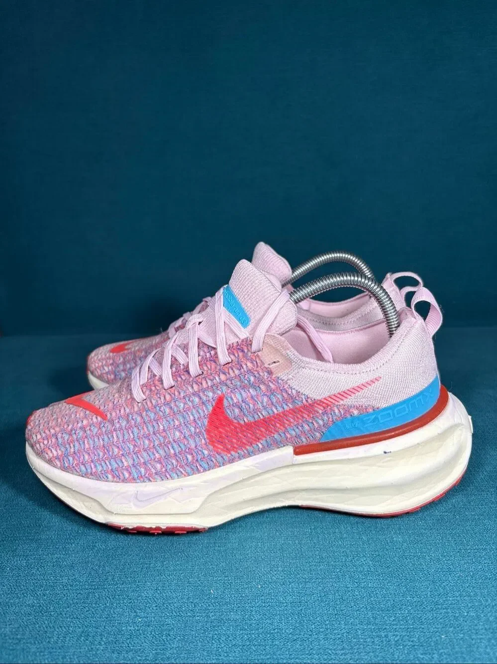 Nike ZoomX Invincible Run Flyknit 3 Pink Bright Crimson Womens 9.5 DR2660-600